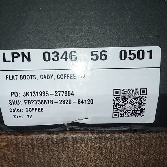 Shoe Dazzle Dark Brown Heeled Boots with Chain Detail - Picture 5 of 6